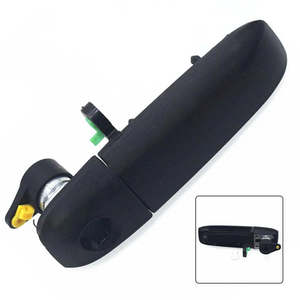 Black Car Front Left Side Door Handle Outer For Fiat- Panda 169 2003-2011 735371236 Exterior Parts Car Accessories