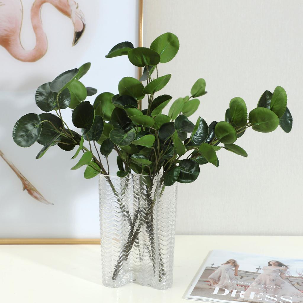 Simulation Plant Feel Gold Leaf Home Decoration Bonsai Fake Flower Photography Props Simulation of Green Plants