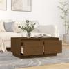 814442 vidaXL Coffee Table Honey Brown 80x50x35 Cm Solid Pine Wood
