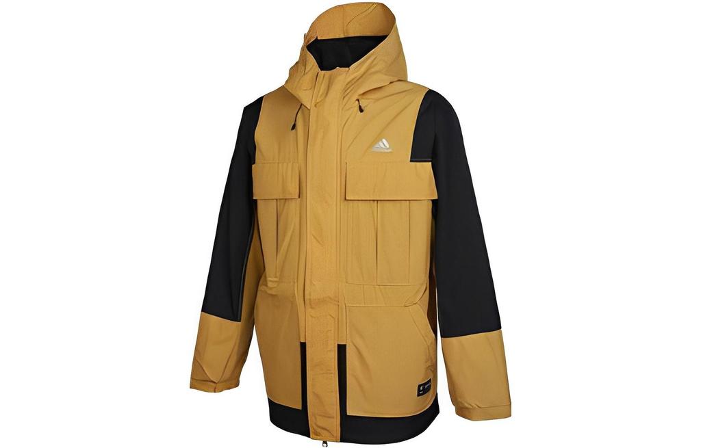 adidas Куртки Мужские Желтые С Капюшоном Умеренные Другое HM2708