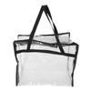 Clear Storage Bag for Clothes PVC Blanket Storage Bag Closet with and Handle for Moving Home