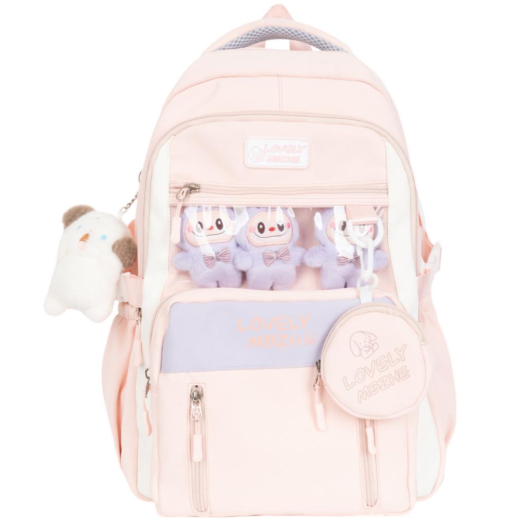 Schoolbag Japanese girl heart ins pain bag large capacity two-dimensional fashion backpack youth campus schoolbag for primary and secondary school
