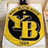 Фланелевое одеяло BSC Young Boys с принтом, Высококачественное, Удобное для всех сезонов, Домашний декор, Тепло и комфорт