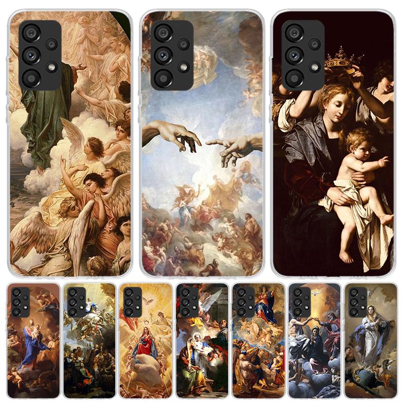 Renaissance Art Painting Phone Case For Samsung Galaxy A13 A14 A15 A16 A53 A54 A55 A56 A33 A34 A35 A36 A23 A24 A25 A26 A05S A04S