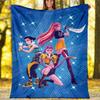 1pc KPop8 Theme Blanket - Digital Print, Polyester, Cozy for All Seasons, Perfect for Outdoor, Camping, and Travel