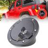 Аксессуары для Jeep Wrangler JK & Unlimited 2007-2018 2017 2016 ABS крышка топливной двери с замком крышки бензобака автомобиля