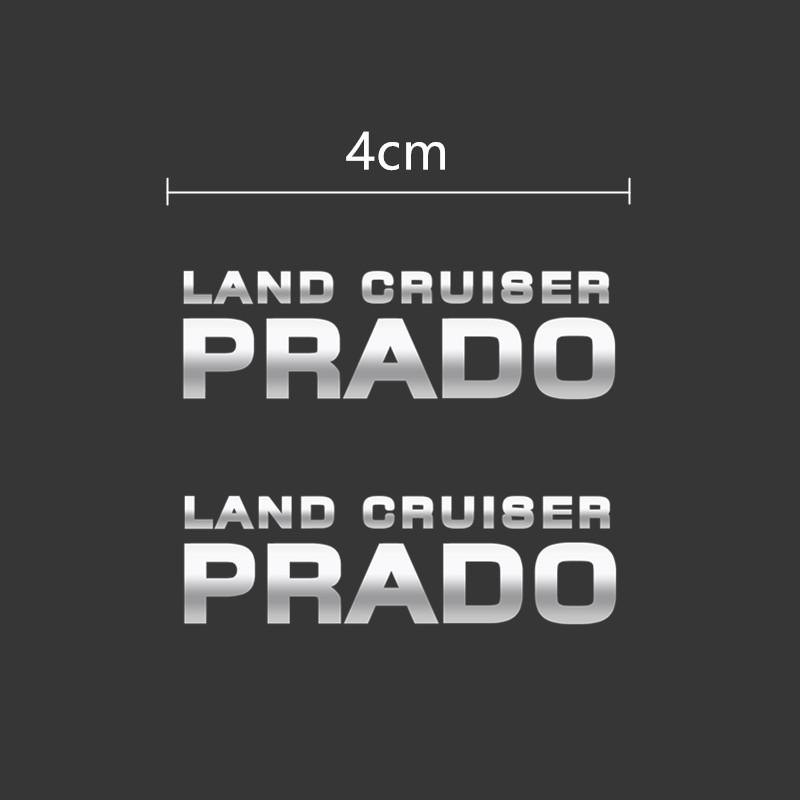 Наклейки на дворники автомобиля Металлическая эмблема для Toyota prado land cruiser Аксессуары