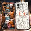 Смешные Кошки Чехол для Телефона для Xiaomi Mi 15 14 13 12 11 Ultra 14T 13T 12T 11T 10T Pro Lite 5G Ударопрочный Силиконовый Capas Fundas