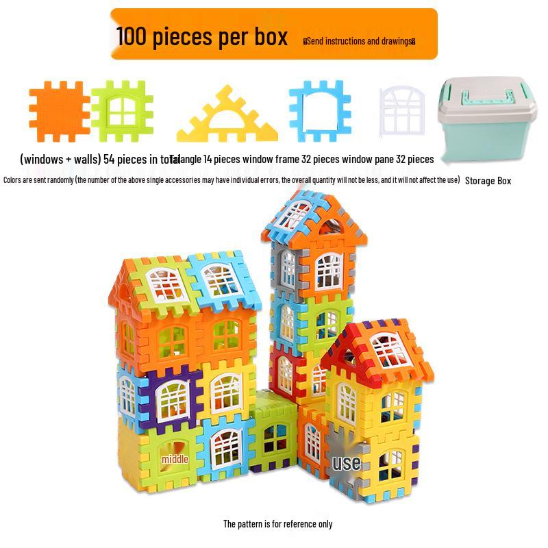 3D Puzzle Educational Building Blocks Toy for Girls & Boys Ages 3-6