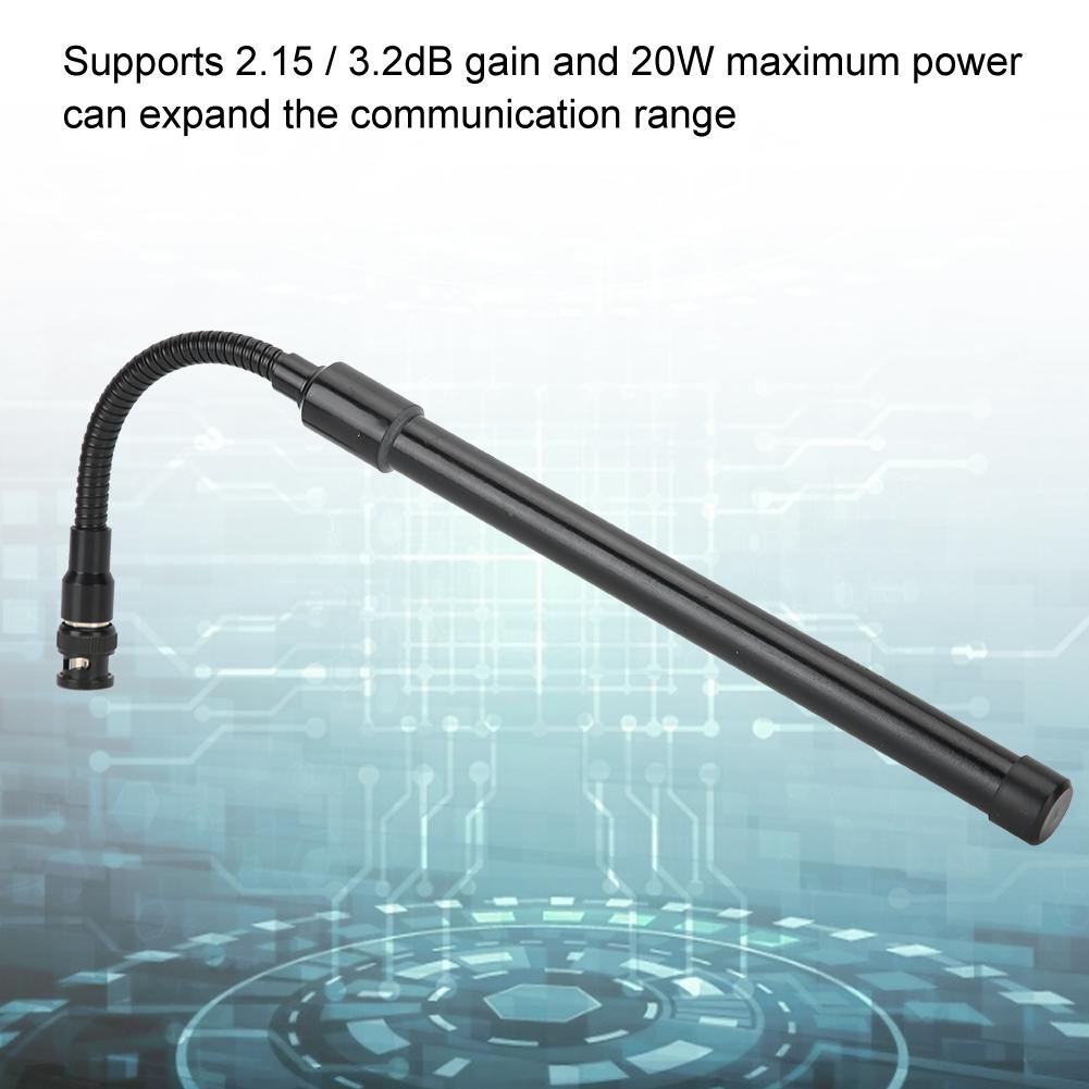 BNC антенна с высоким коэффициентом усиления UV двухдиапазонная 144430 МГц двухсторонняя радиоантенна для Kenwood