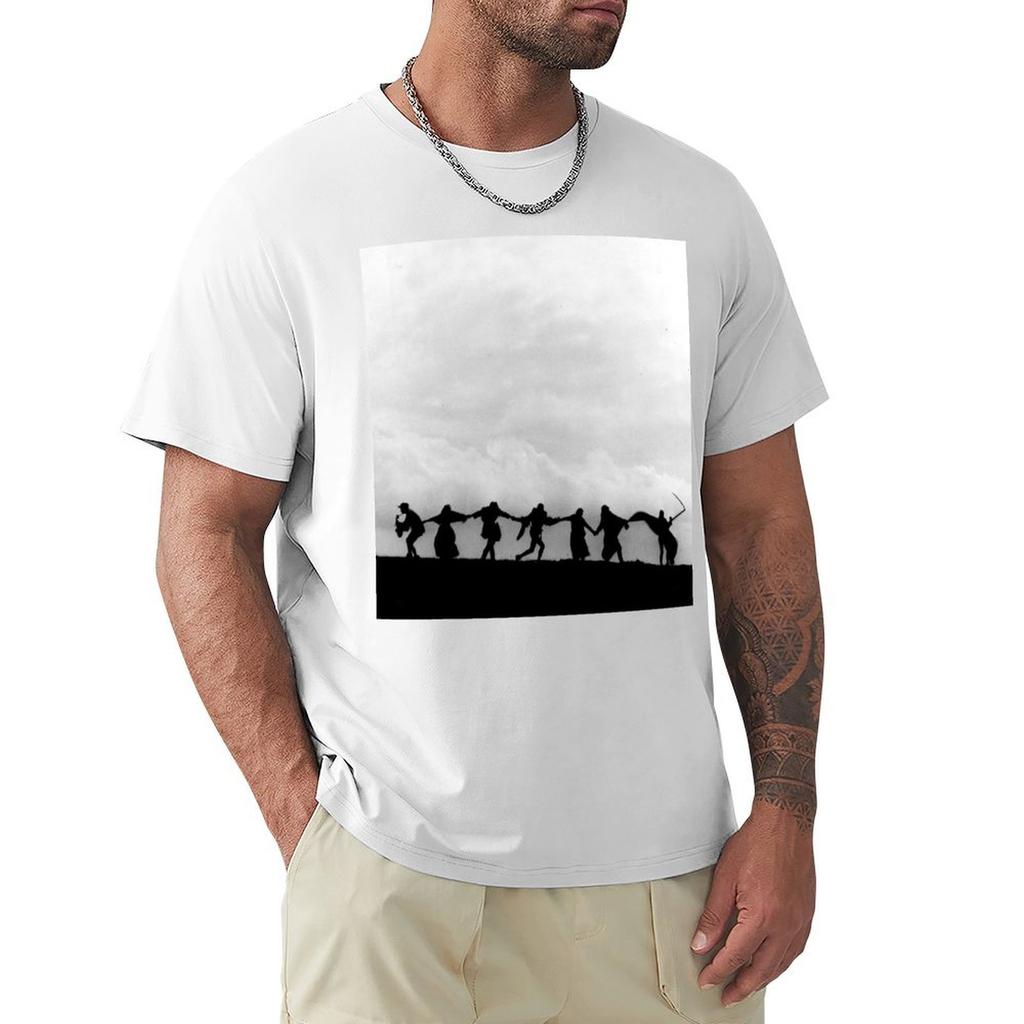 The Seventh Seal TShirt Basic Breathable Solid Color TShirt