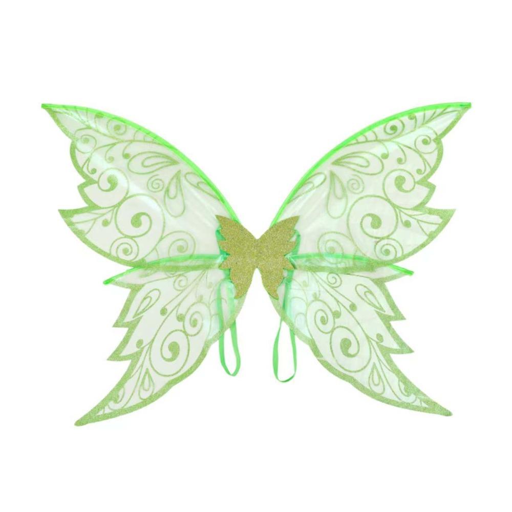 Back Decoration Halloween Cosplay Party Props Fancy Costume Wings Butterfly Fairy Elf Wings Girls