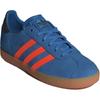 adidas Оригинальные кроссовки GAZELLE для детей, низкие, для скейтбординга, сине-оранжево-черные, кроссовки JP7124