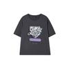 LAP Vintage Print Crop Short Sleeve T-Shirt As2Ct467