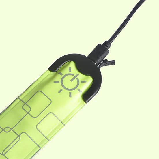 Перезаряжаемый светодиодный браслет для бега, светящиеся браслеты со светодиодной подсветкой, браслет для ночного велоспорта, ходьбы, бега, беговой экипировки