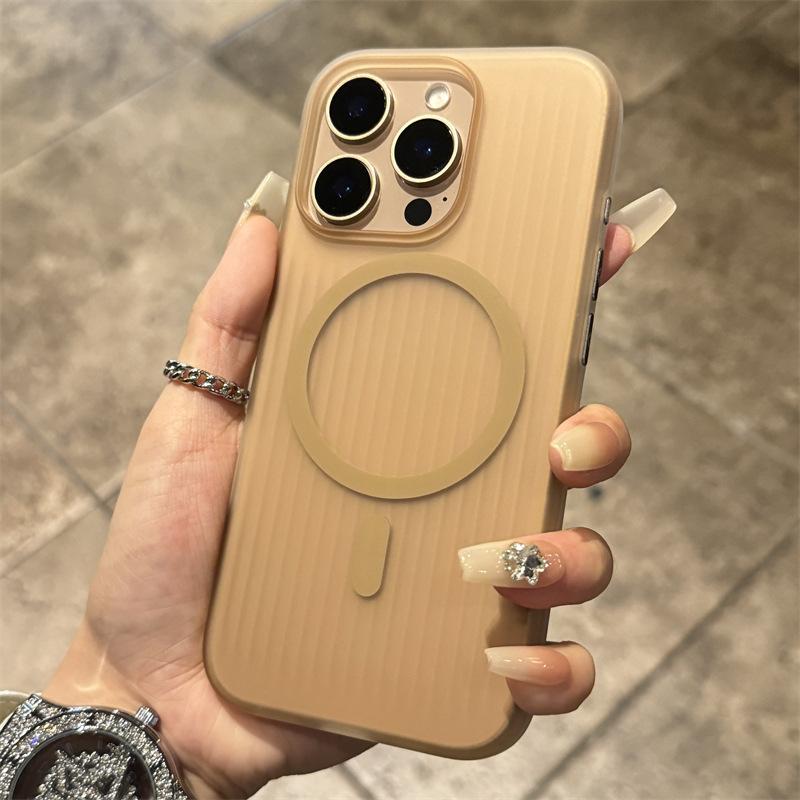 Применимо к iPhone 11 Pro Max Теневая Гофрированная Кожа Чувствительная к Прикосновениям Магнитный Чехол для Мобильного Телефона Матовый Apple 11 Защитный Чехол от Падений