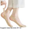Antislip Strap Half Toe Invisible Low Cut Liner Socks Ball of Foot Cushioned No Show Padded Half Socks For Women Heel