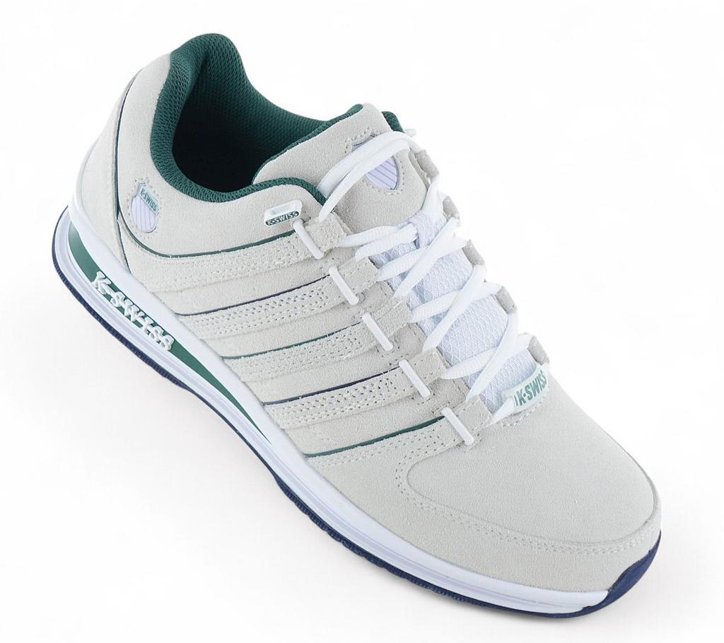 K-SWISS RINZLER Кожа - Мужские кроссовки обувь Кремово-белый 01235-196-M ОРИГИНАЛ