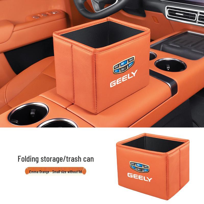 Geely Car Storage Box & Folding Trash Can for Xingyue L, Xingyuan Xingrui, and Dihao Boyue Pro