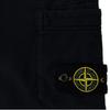 Stone Island Kids Solid Logo Elastic Shorts Kids shorts Black 801661840-V0020