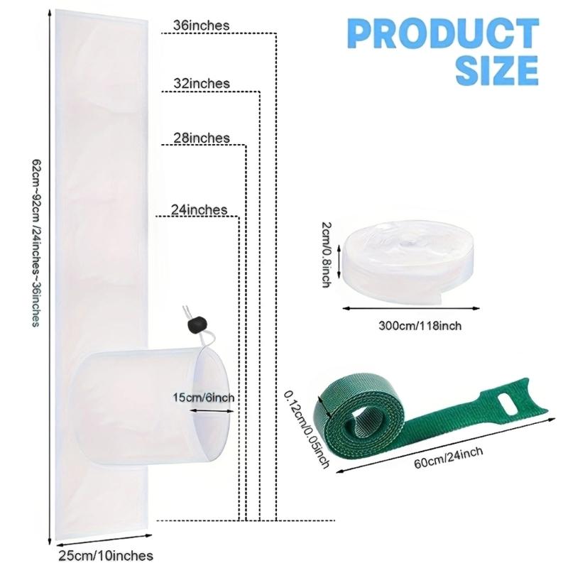 Universal Portable Air Conditioner Exhaust Hose Window Seal Kit Window Seal Cloth for Air Conditionings and Dryers