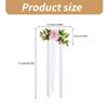 Wedding Ceremony Chair Back Flowers Elegant Wedding Chair Back Flower Embellishment Decorative Flowers for Aisle