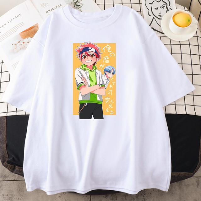 Anime Sk8 Reki Kyan Langa Hasegawa Clothing Women Loose Crewneck T -Shirt Summer Fashion Breathable Casual Loose Unisex T -Shirt