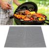 3 PCS Black Brown Barbecue Grid Mat Fiberglass Cloth Grilling Sheet Liner  Grilled Fish