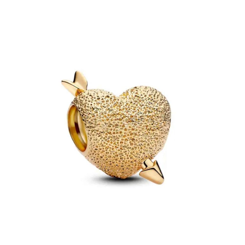 Медь, Лапа собаки, Крест, Форма сердца, Подвеска-бусина с бантом, Подходит для европейского оригинального браслета «Сделай сам», Изысканные украшения