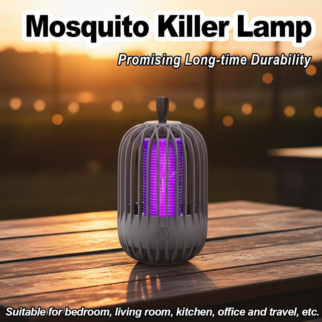 Mosquito Killer Lamp Electric Shock Usb Rechargeable Bug Zapper Light Fly Catcher Trap Repellent Machine Ultraviolet Light