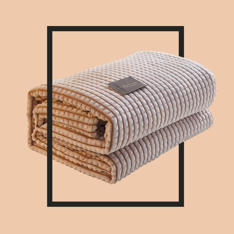 Офисное одеяло для сна, Одеяло из кораллового вельвета, Фланелевое покрывало