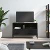 VidaXL TV Stand Black 80x36x50 Cm Engineered Wood 828981