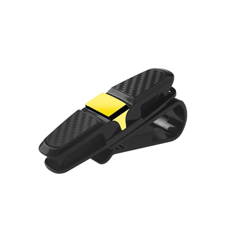 Car Glasses Case Universal Car Sun Visor Glasses Holder Sunglasses Clip Card Ticket Eyeglasses Holder Auto Interior Accessories