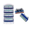4pcs/lot Professional Shaving 5 Layers Razor Blades Compatible For Men Face Care