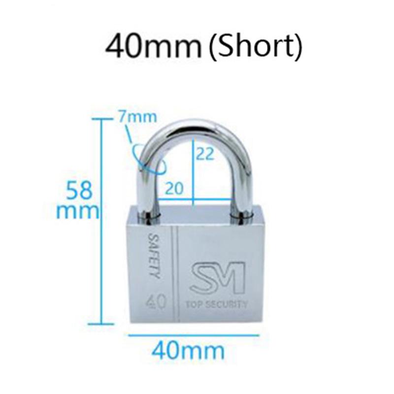Stainless Steel Padlock Cabinet Outdoor Lock Durable Use Heavy Duty High Security Solid Door Gate Box Safety