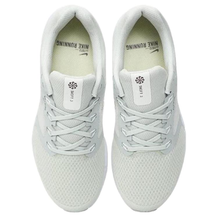 Nike Кроссовки для бега Run Swift 3, устойчивые к истиранию, дышащие, с поддержкой и амортизацией, низкие, повседневные, женские, бело-серые, DR2698-013