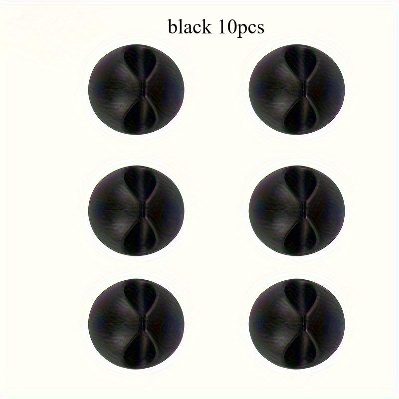 10Pcs Data Cable Storage and Sorting Buckle Desktop Data Cable Clamp Office and Car Charging Accessories Cable Management