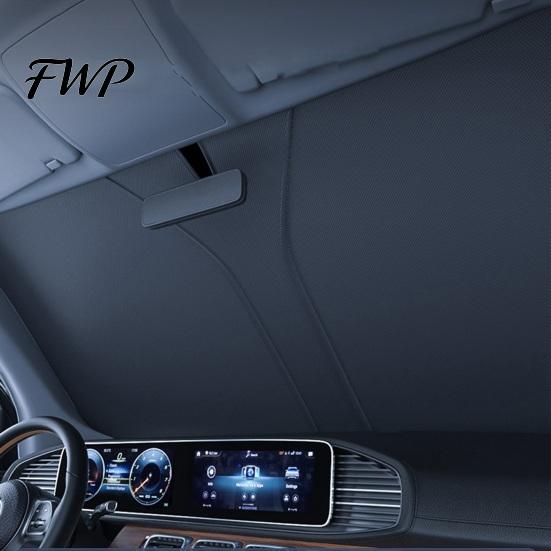 Heat Resistant Sunshade Car Windshield Sun Shade with Reflective Foil Foldable Heat-Resistant Portable Window UV Protection for Most Cars SUVs Summer