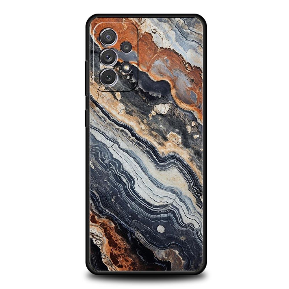 Мраморный чехол для телефона Samsung A57 A37 A51 A71 A21S A17 A11 A15 A25 A41 A23 A33 A53 A73 A07 A05S A13 A35 A55 5G
