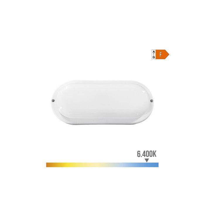 Applique Murale Ovale Led 18w 1820lm 4000k 23x4,5x10,2cm Edm
