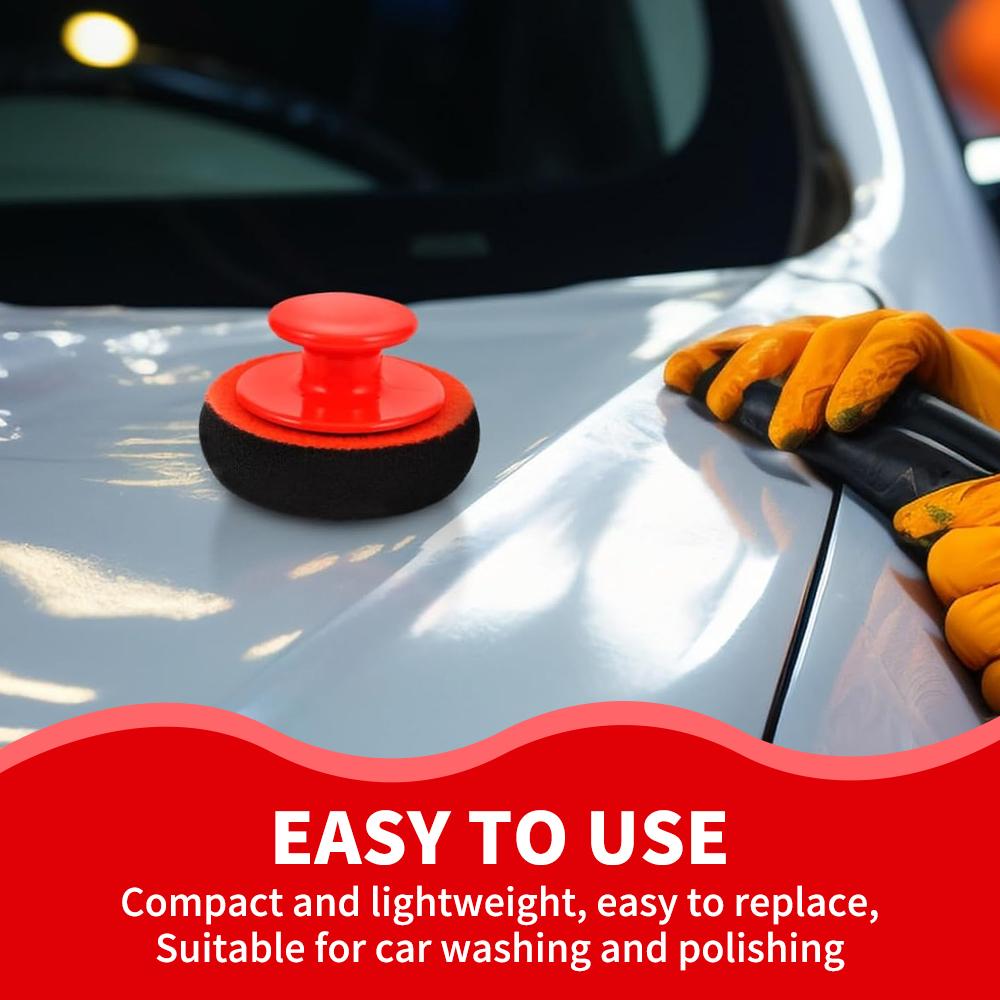 Полировка автомобиля Воском Губка Щетка Колесо Шины Очистка Краски Аппликатор Мягкий Пенопласт Круглый Инструмент Детали Автомобиля Грузовика Двигатель