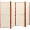 VidaXL Room Divider 4 Panels Cream White 280x180 Cm 319184