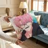 TTamon  Anime Fukuhara Pillow Covers Cartoon Sofa Decorative Home Doublesided Printing Short Plush Cute Cushion Cover