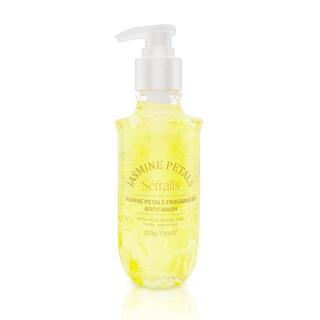 Гель для душа с ароматом лепестков жасмина Séfralls 225 г Глубоко увлажняет и питает, эффективно очищает и удаляет грязь