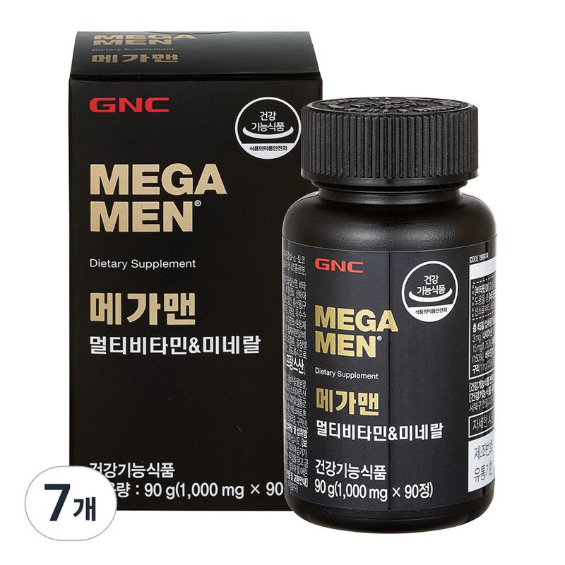 GNCMEGAMEN Multivitamin Mineral, 90 Tablets, 7 Units