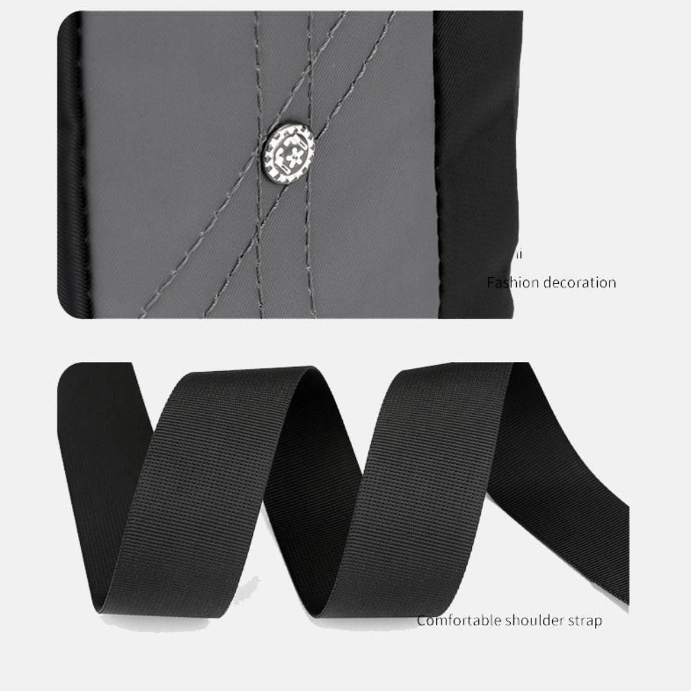 Large Capacity Men's Shoulder Bag Fabric Nylon Crossbody Bag Casual Man Messenger Bag Hiking