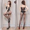 Plus Size Sexy Xxxxl Fishnet Bodysuit Costume Women Bodystocking Lingerie for Woman Underwear Body Suit Open Bra Transparent