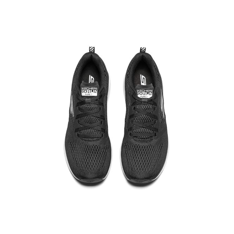 Skechers Pure 2 Low-Top Black/White Men's 220204-BKW
