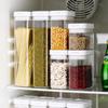 Герметичный пластиковый ящик для хранения продуктов, сушеные банки для хлопьев, конфет с крышкой, контейнеры для хранения в холодильнике, предметы домашнего обихода, кухонный органайзер