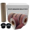 6M/8M 5 Roll Grit Sandpaper Dry Grinding Emery Sanding Belt Drawable Sand Paper